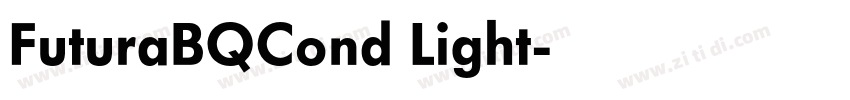 FuturaBQCond Light字体转换